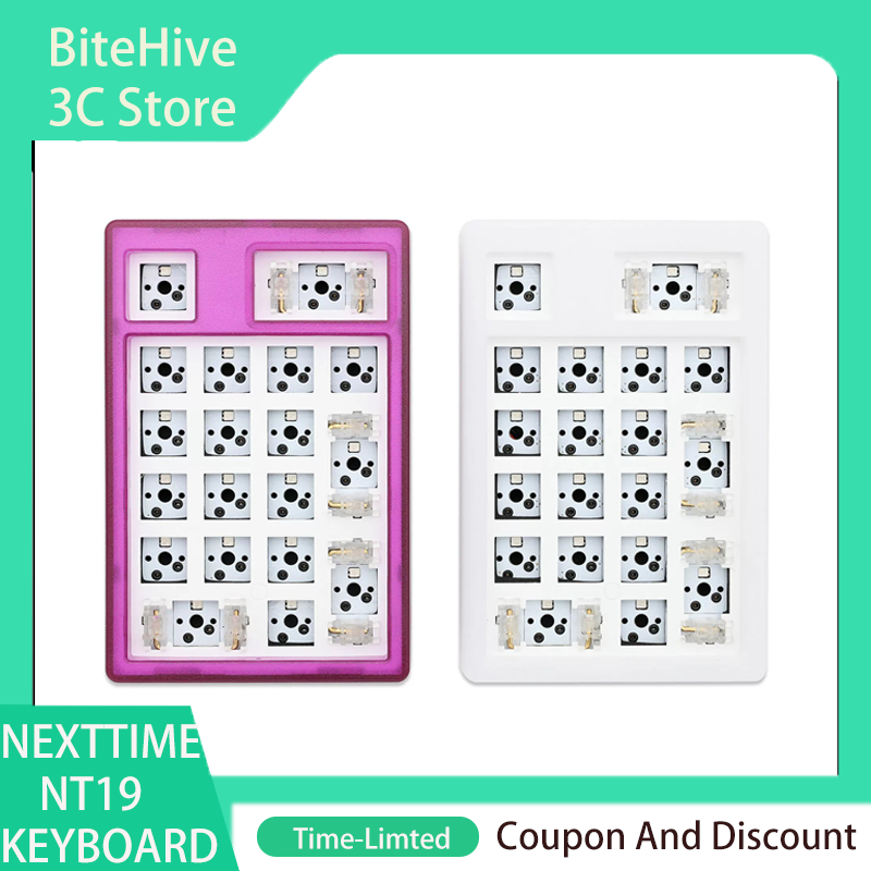 Mechanical Numpad Hot Swap Rgb Wireless - Nexttime Nt19 Tastierino Numerico Bluetooth 2.4G