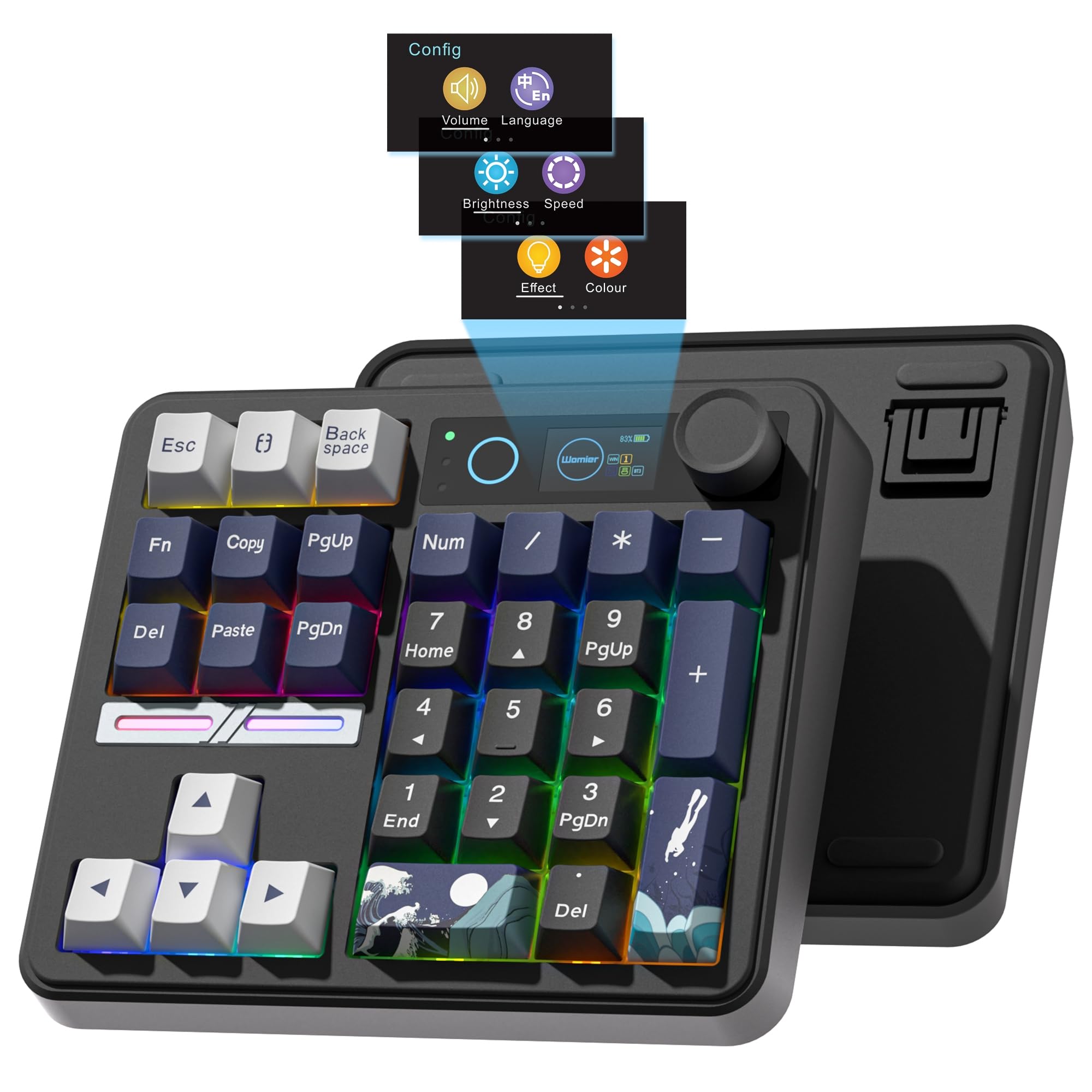 Mechanical Numpad Hot Swap Rgb Wireless - Tastierino Numerico Meccanico Womier SK30 Mini