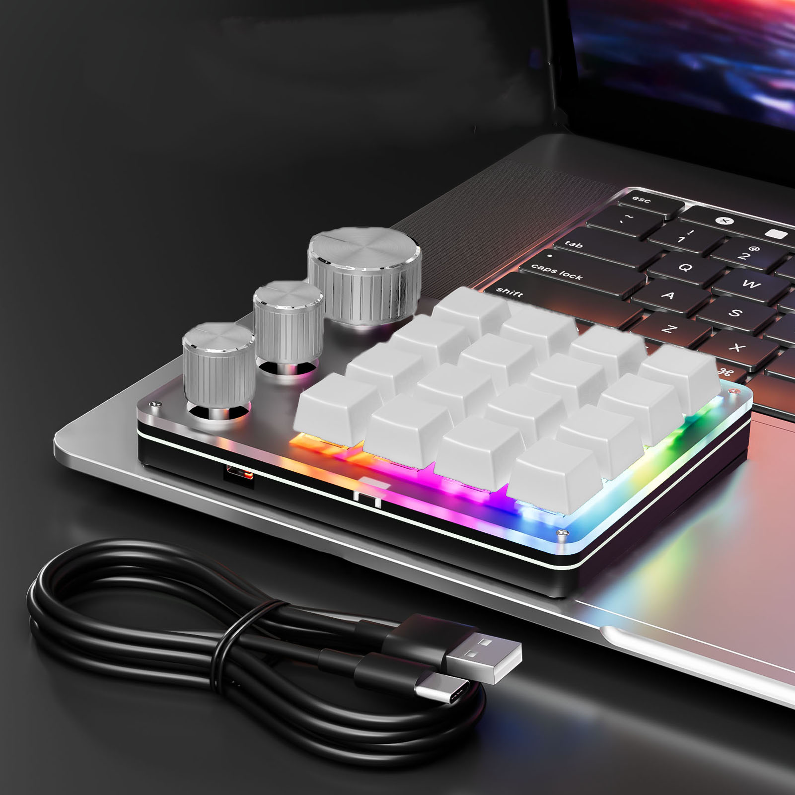 Custom Number Pad Macro Keypad Programmable - Macro Pad Tastiera personalizzata Macro Pad
