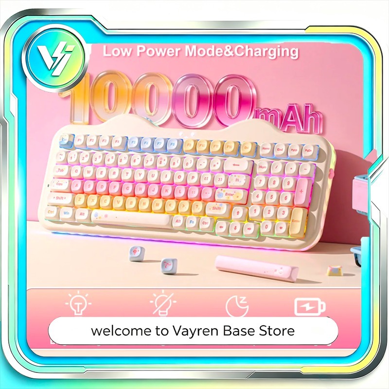Mechanical Numpad Hot Swap Rgb Wireless - Tastiera Meccanica Wireless C98 Cake a