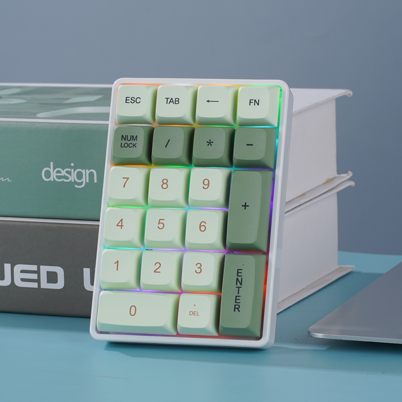 Mechanical Numpad Hot Swap Rgb Wireless - Tastierino Numerico Meccanico Wireless FREEWOLF K21,