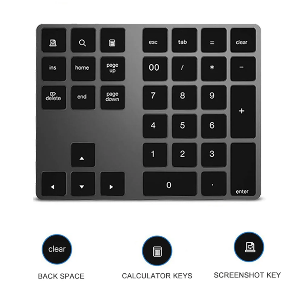 Mini Tastierino Numerico Bluet - Bluetooth Numeric Keypad Aluminum Slim recensione e prezzo