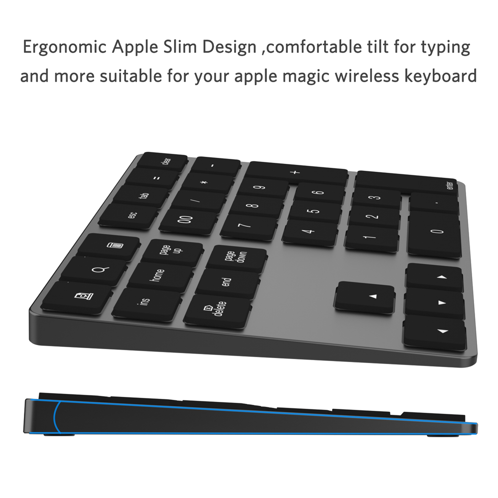 Tastierino Numerico Bluetooth  - Bluetooth Numeric Keypad Aluminum Slim recensione e prezzo