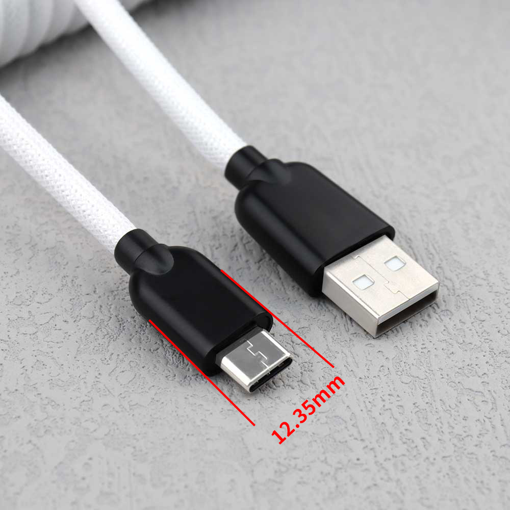 【 LANO 】Cavo USB a Type-C a sp - Type C Detachable Cable Coiled Keyboard recensione e prezzo