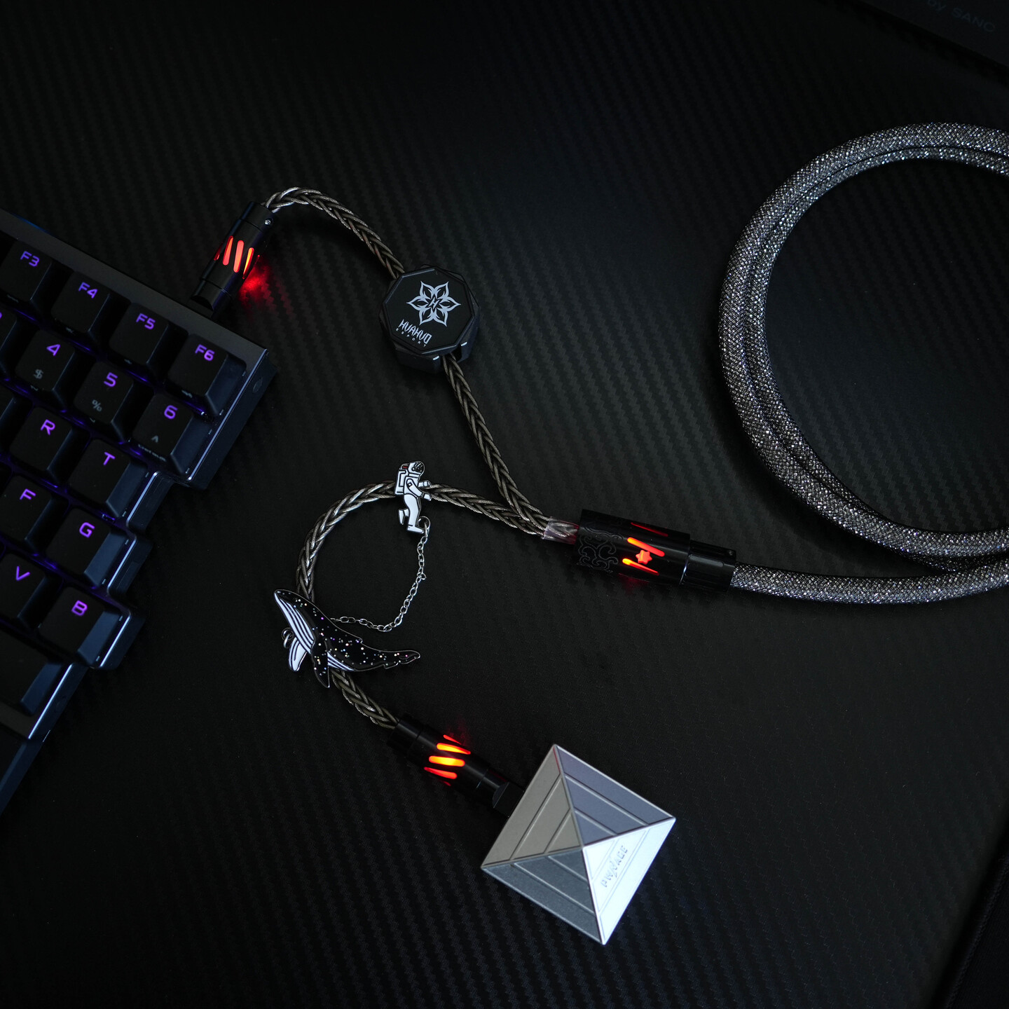 Cavo Aviator Personalizzato HU - Type C Detachable Cable Coiled Keyboard recensione e prezzo