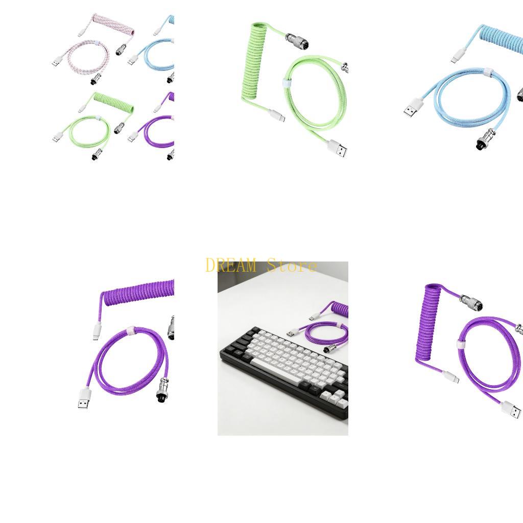 Cavo per tastiera a spirale in - Type C Detachable Cable Coiled Keyboard recensione e prezzo