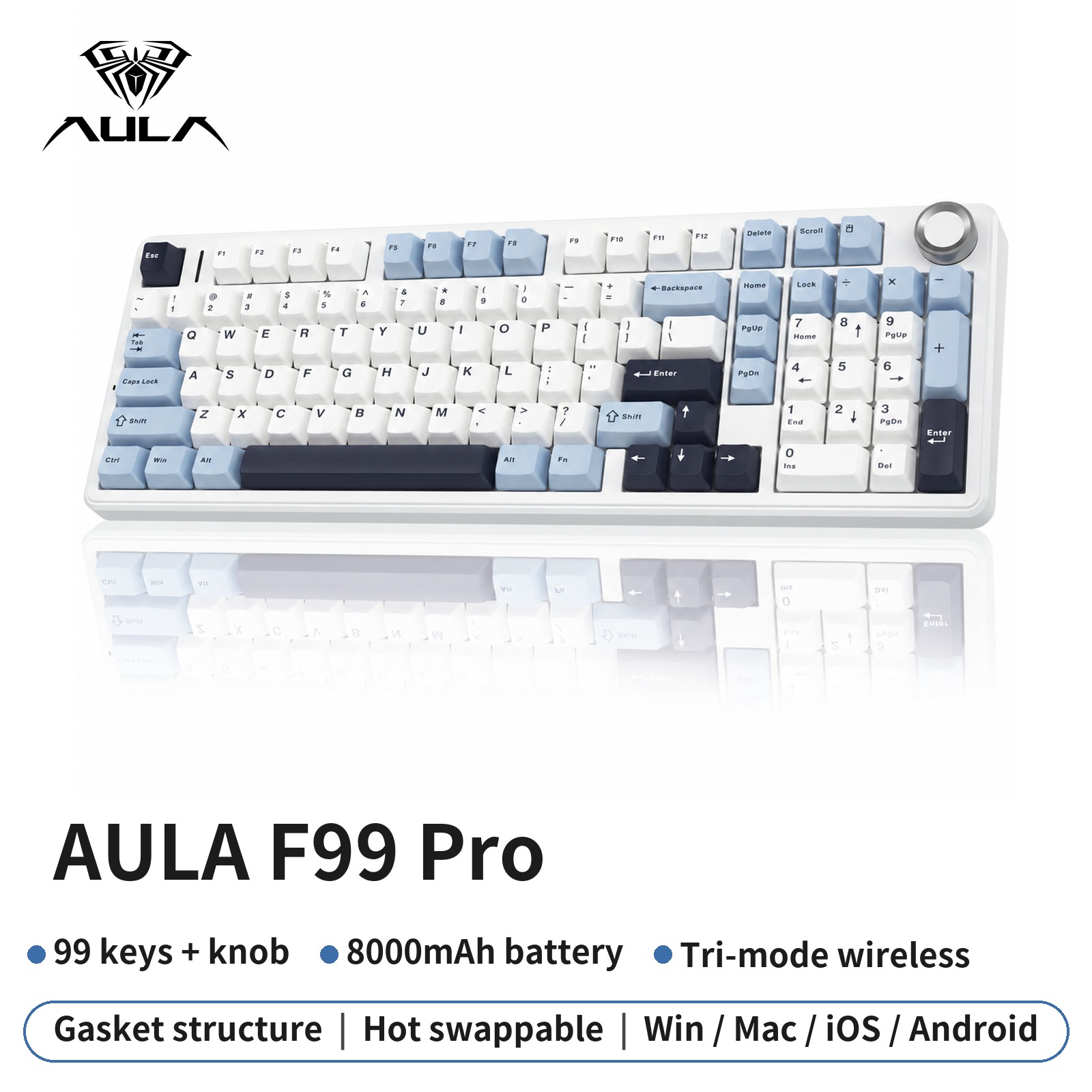 Tastiera meccanica da gaming w - Mechanical Numpad Hot Swap Rgb Wireless recensione e prezzo