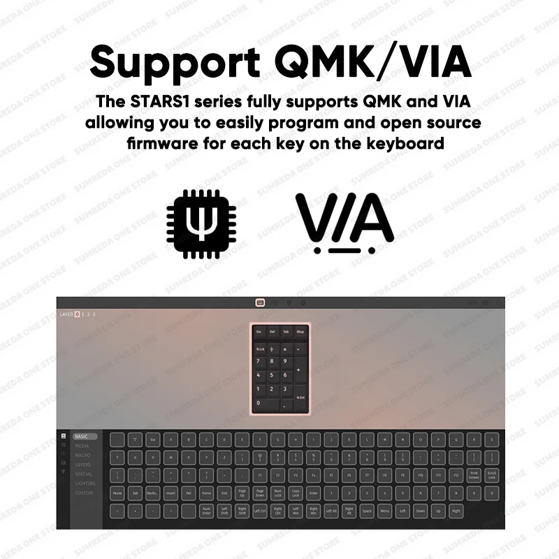 Weikav Stars21 Kit tastierino  - Mechanical Numpad Hot Swap Rgb Wireless recensione e prezzo
